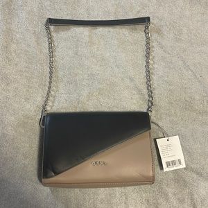 Brand New With Tags DKNY Purse - Black and Cream